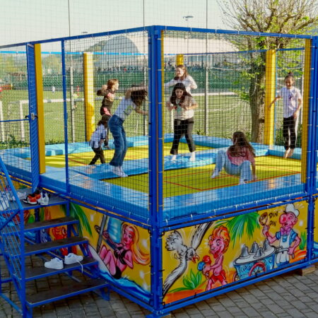 High performance trampolines for children and adults