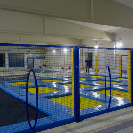 Indoor trampoline arena
