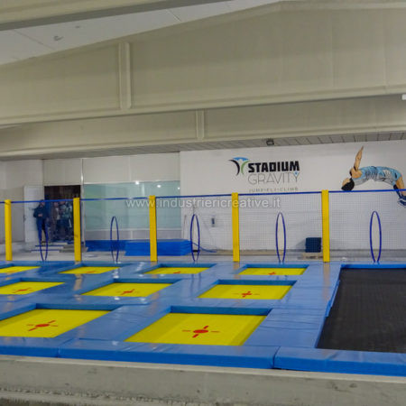 Indoor trampoline arena