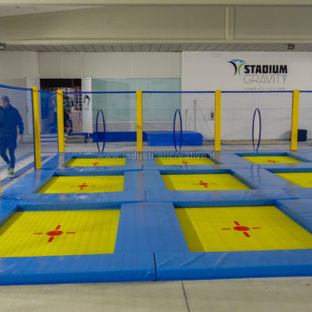 Indoor trampoline arena