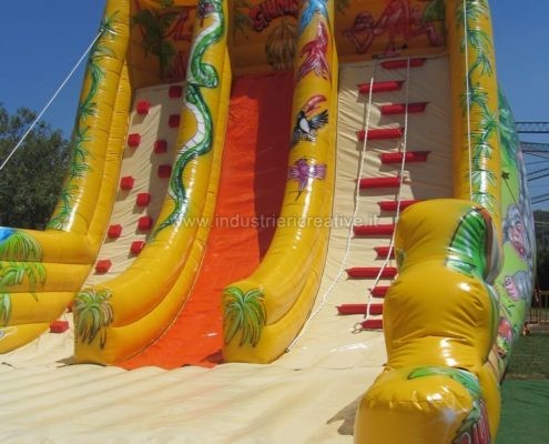 Scivolo gonfiabile Giungla - grandi scivoli gonfiabili per parchi giochi, lunapark, ludoteche, aree bambini