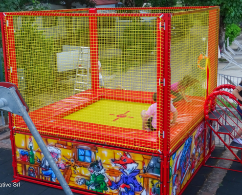 Mini trampolino elastico singolo per bambini - produzione e vendita