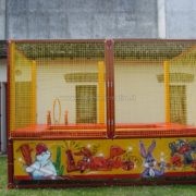 Trampoline Jumping House - red colour