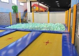 Modular trampolines with foam cubes supply - Vendita trampolini elastici con gommapiuma